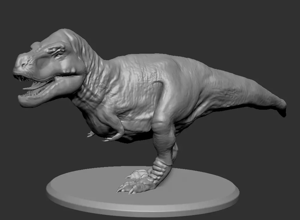 Trex Dinosaur Free low-poly 3D model