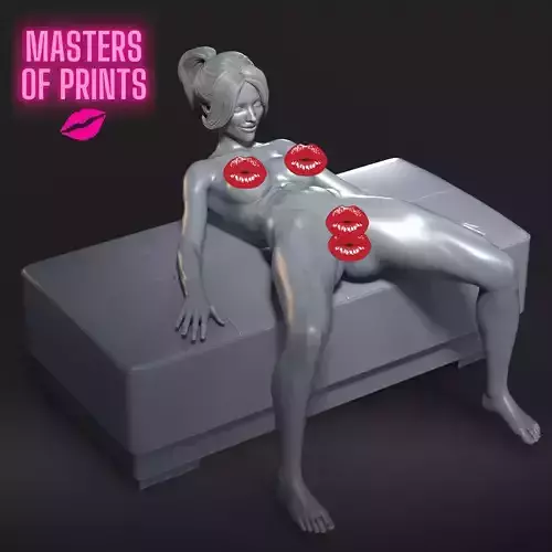 SEXY POSE - NSFW - EROTIC MINIATURE 75 MM SCALE 3D print model