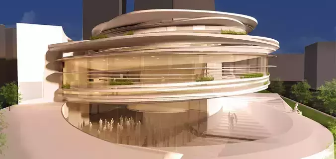 Serra building 3D model
