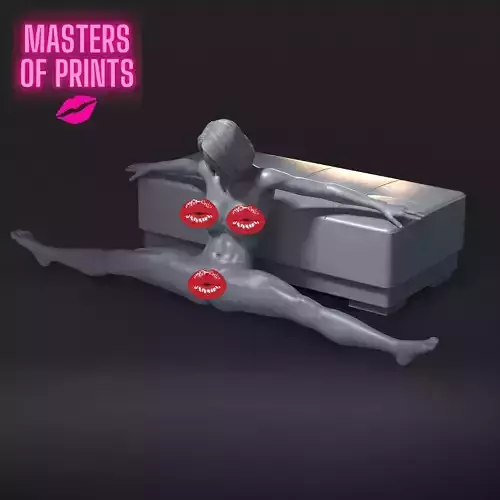 SEXY POSE - NSFW - EROTIC MINIATURE 75 MM SCALE 3D print model
