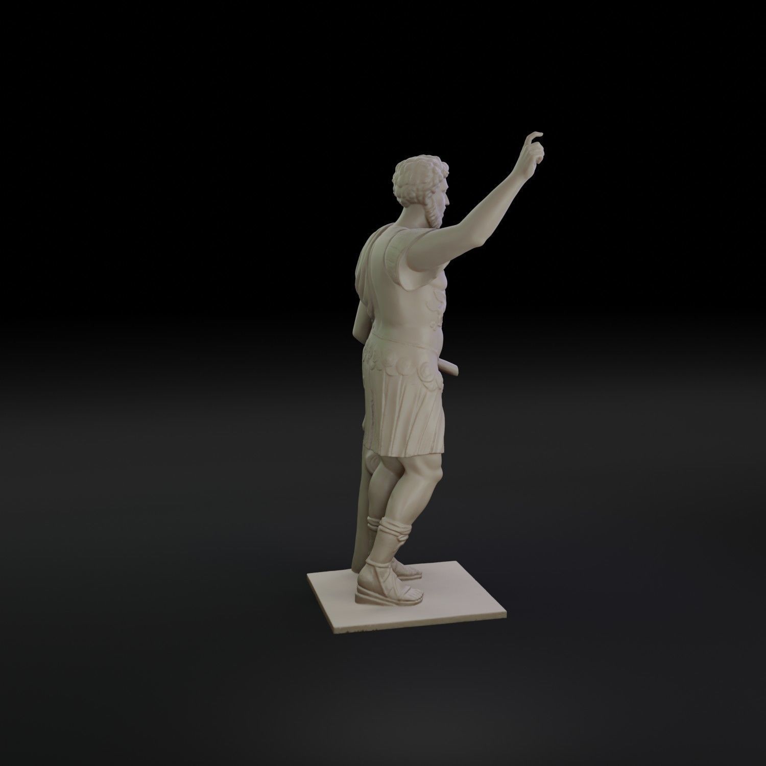 Marc Aurel Statue 3D Print 3D print model_2