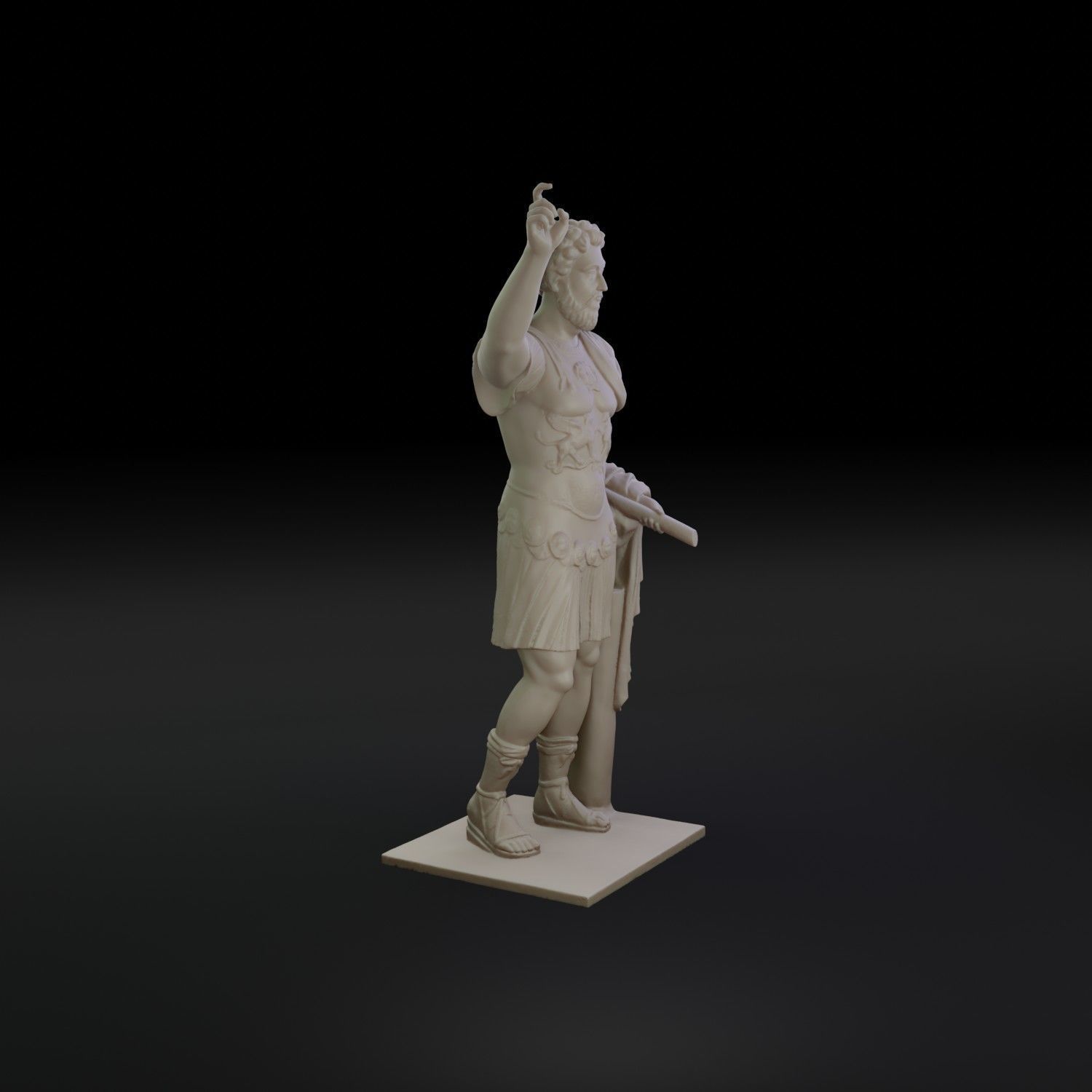 Marc Aurel Statue 3D Print 3D print model_1