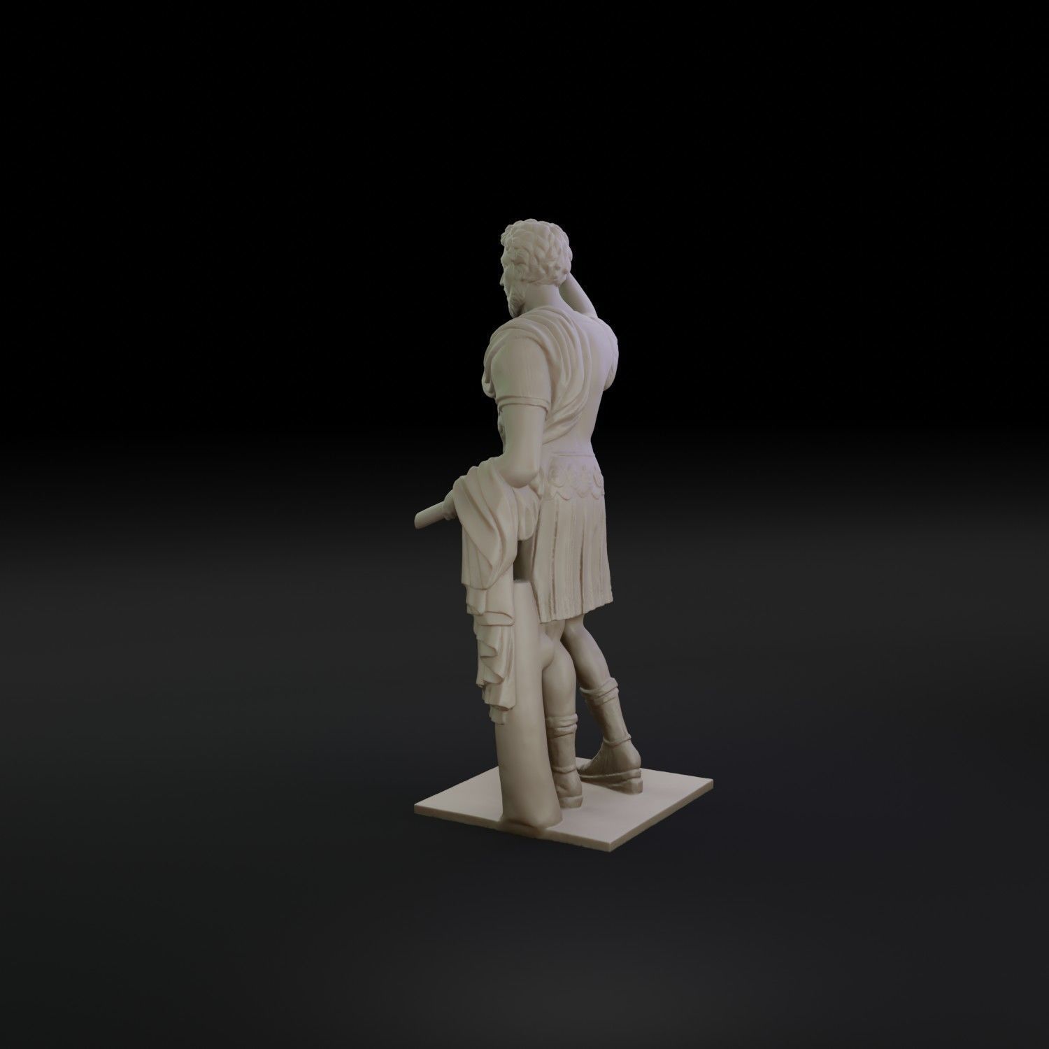 Marc Aurel Statue 3D Print 3D print model_5