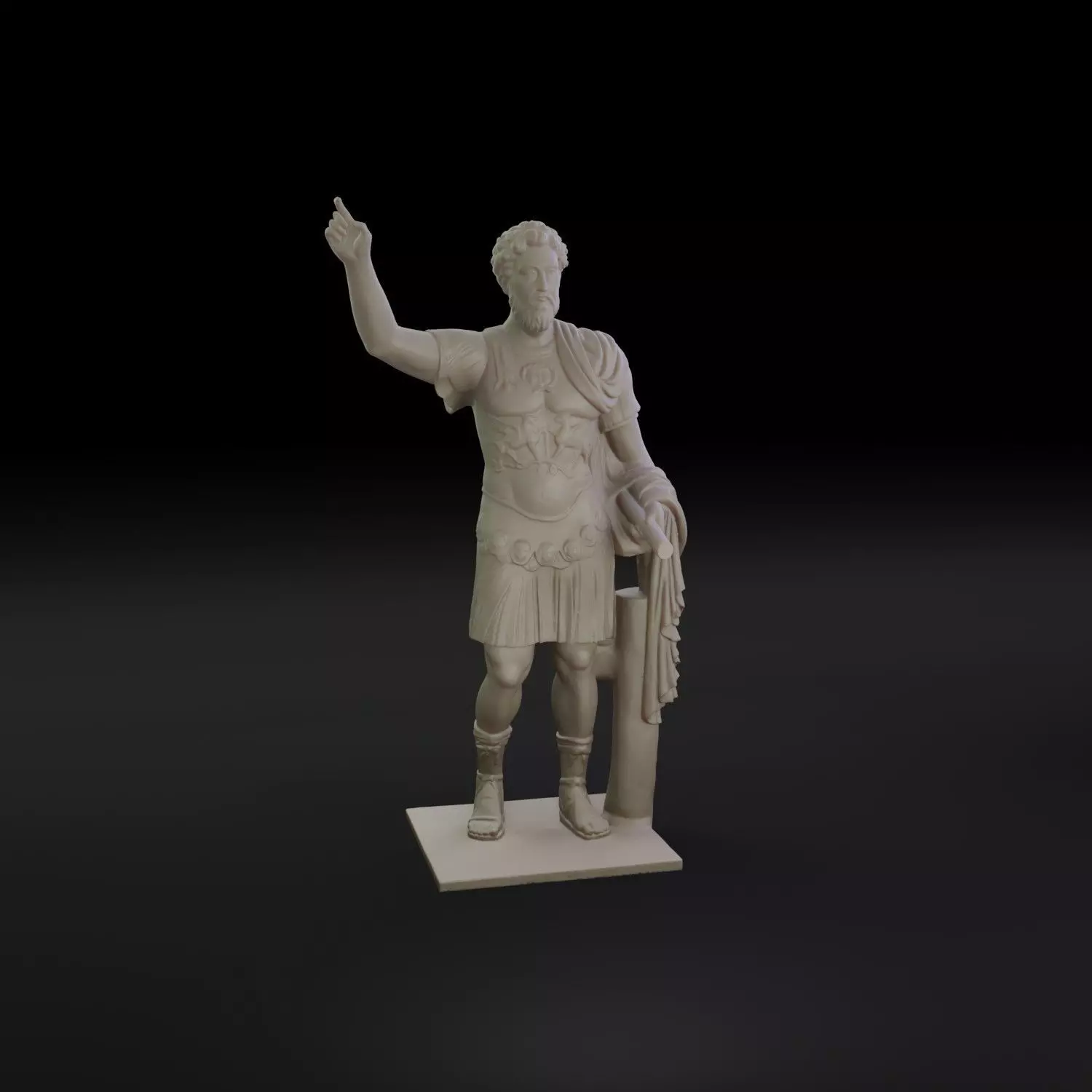 Marc Aurel Statue 3D Print 3D print model_0