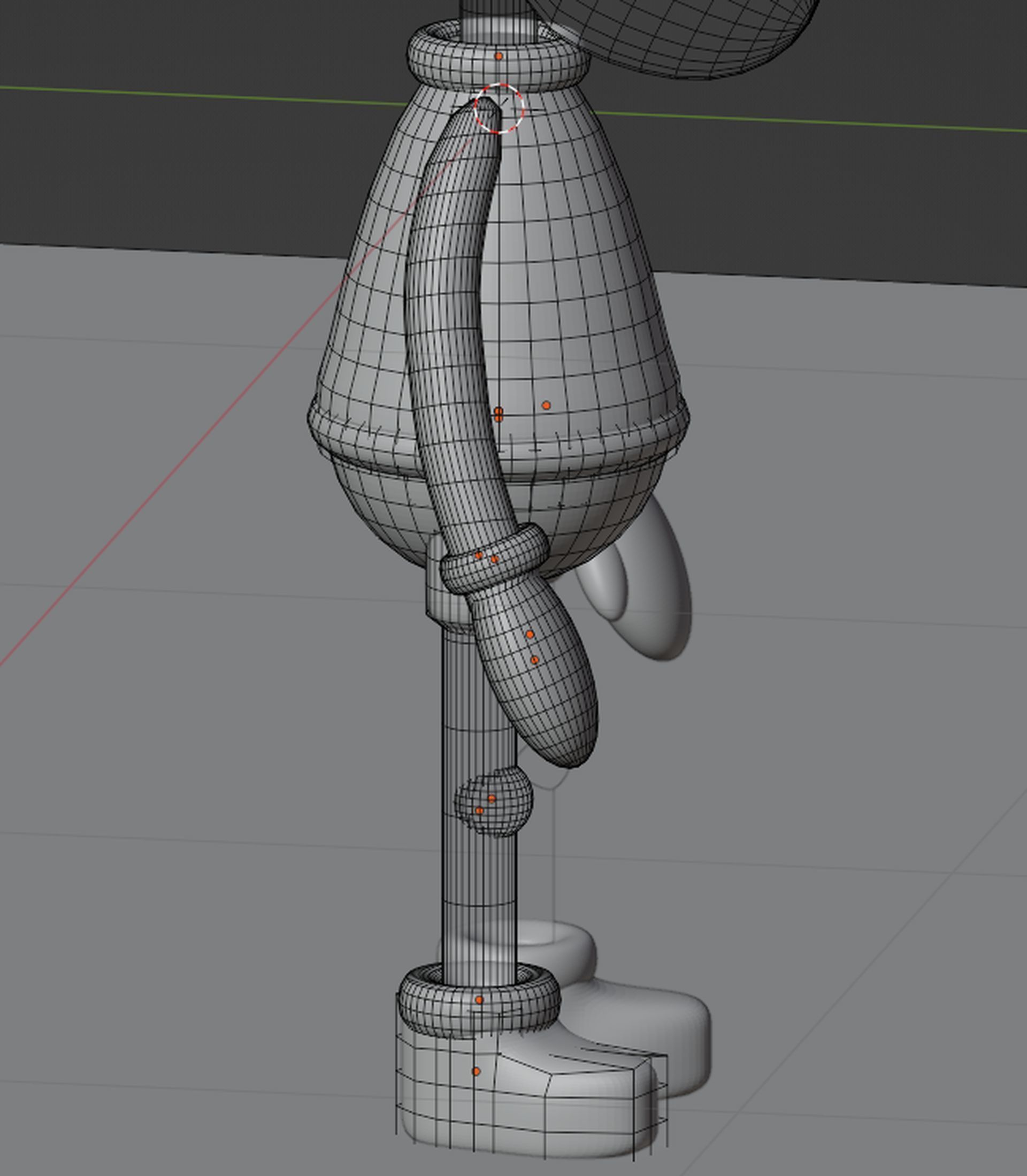 Deer Blender character mesh 3D model_9