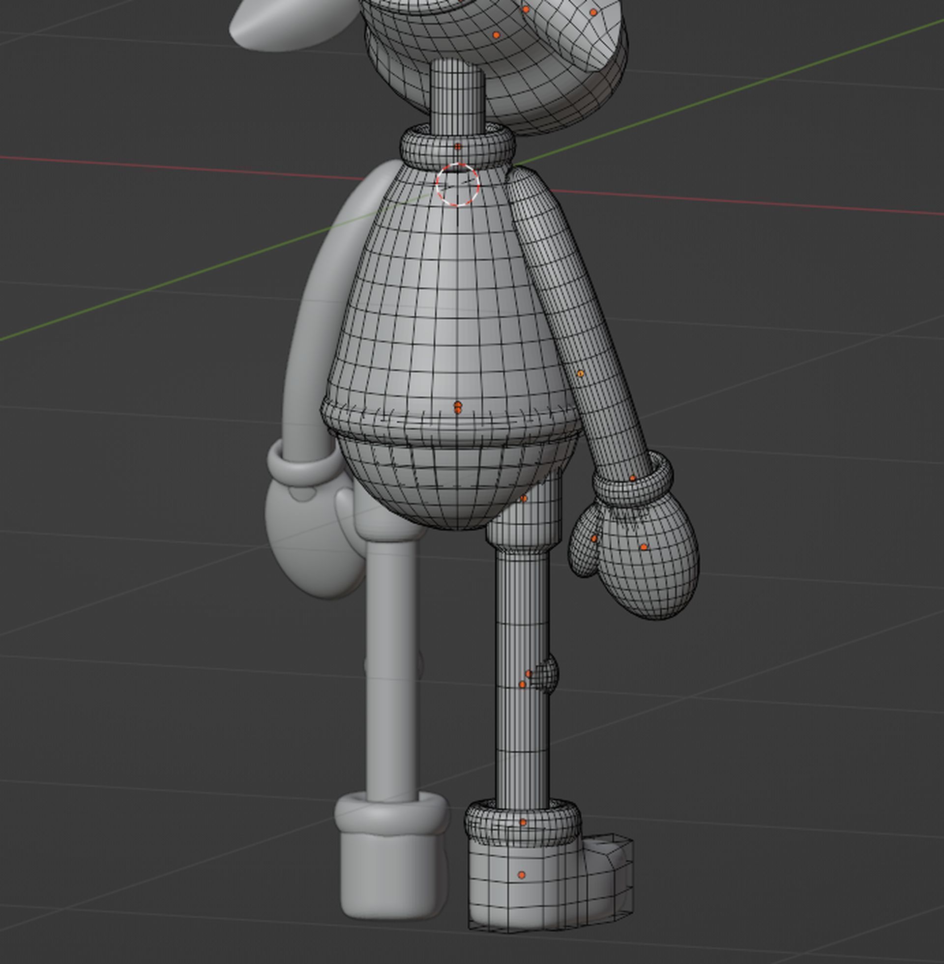 Deer Blender character mesh 3D model_11