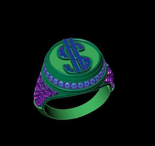 Rings 3D print model_2