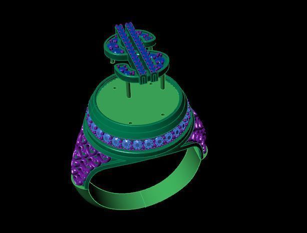 Rings 3D print model_3