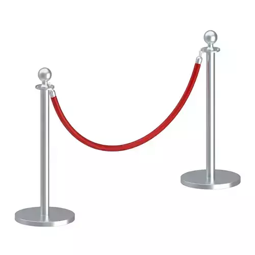 Silver Stanchion