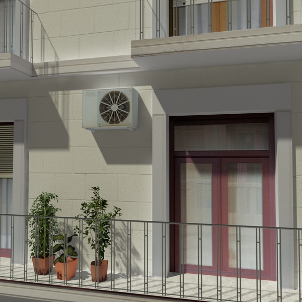 Building Collection 33-36 Low-poly 3D model_53