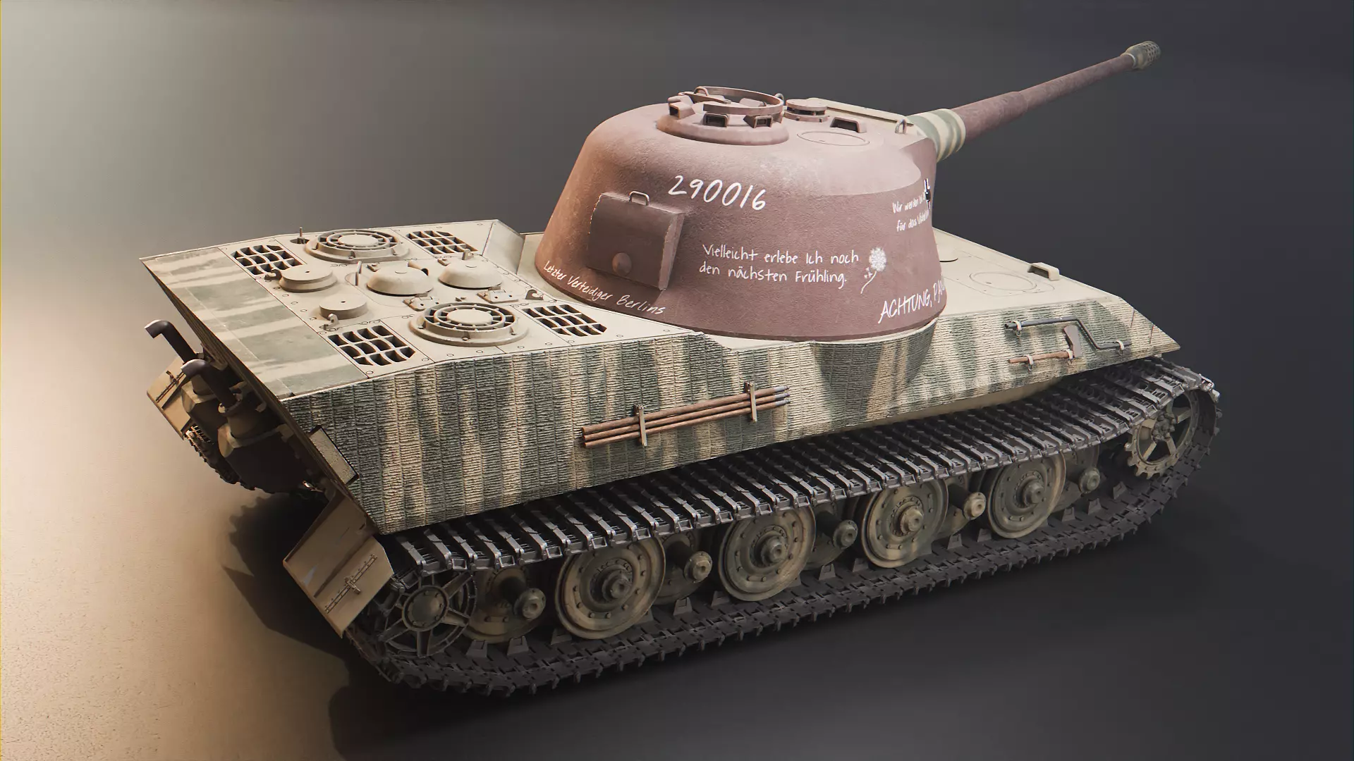 Panzer VII Lowe - German Heavy Tank 3D model_1