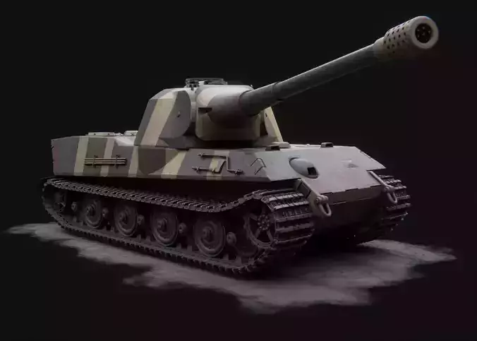Panzer VII Lowe - German Heavy Tank 3D model