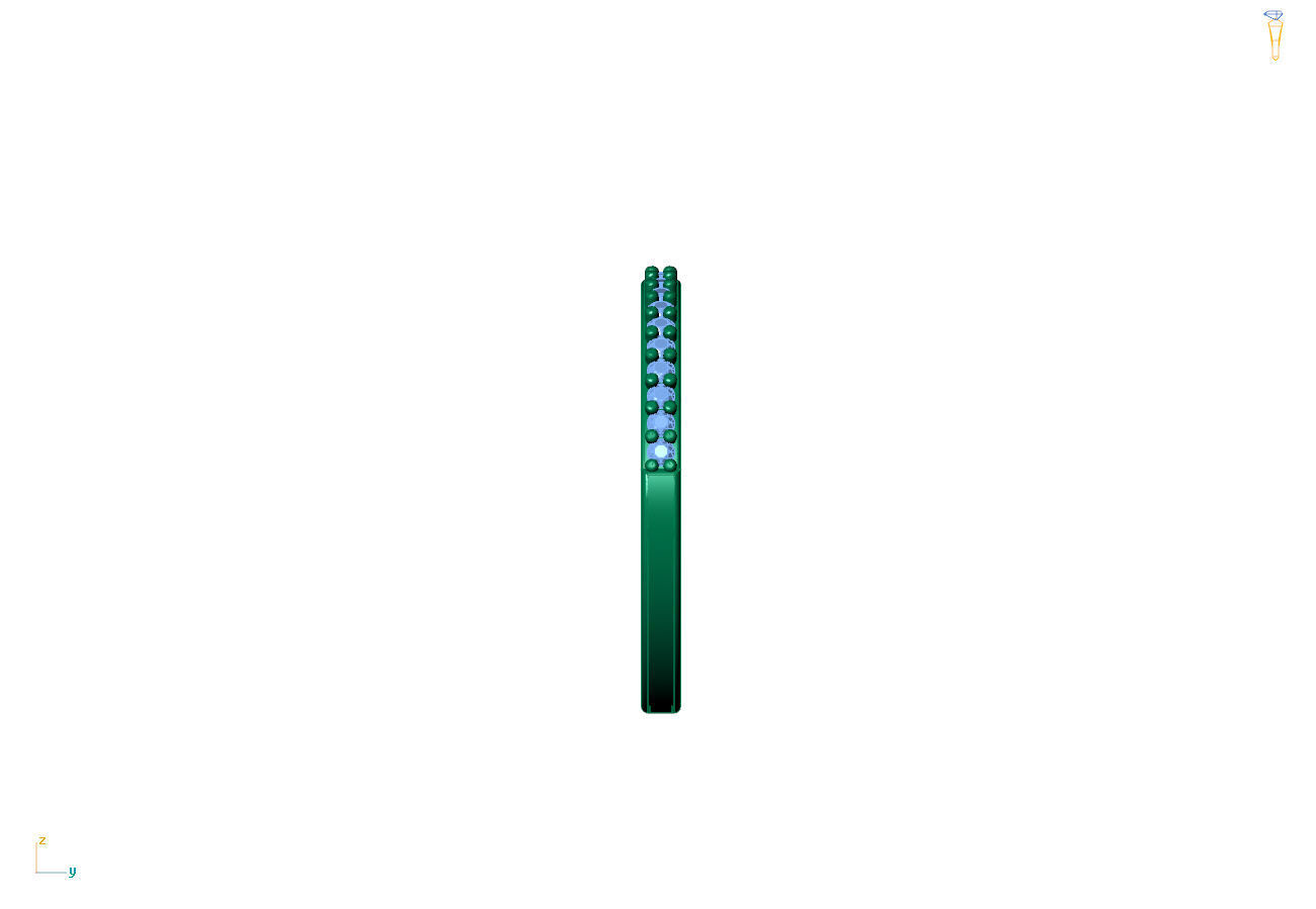 anel leve de brilhante 3D print model_3