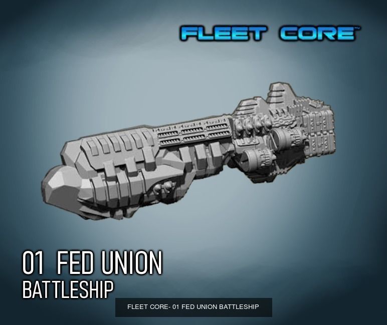 FLEET CORE - FED UNION FLEET BUNDLE 3D Model Collection_2