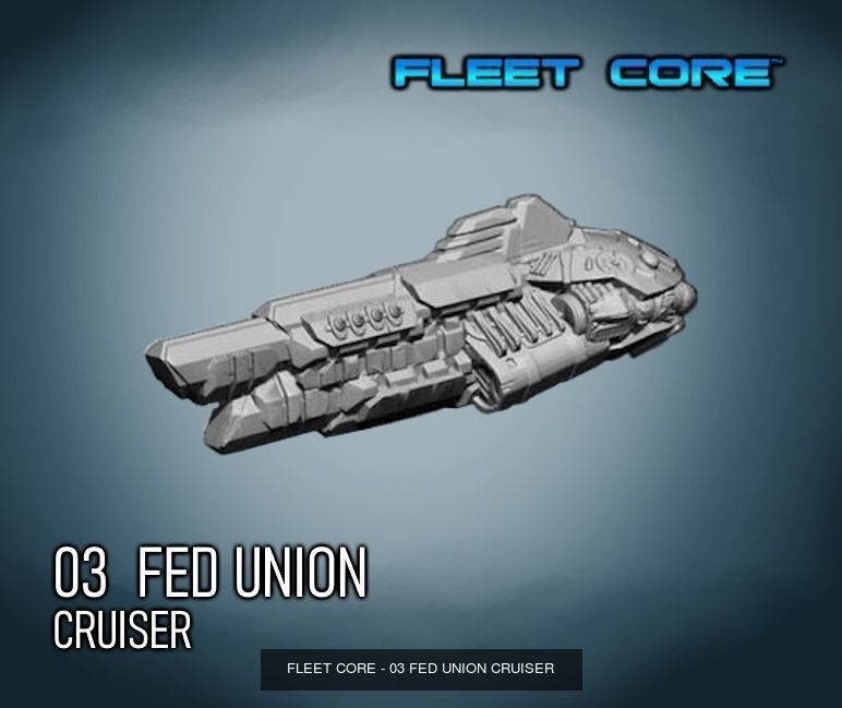 FLEET CORE - FED UNION FLEET BUNDLE 3D Model Collection_4