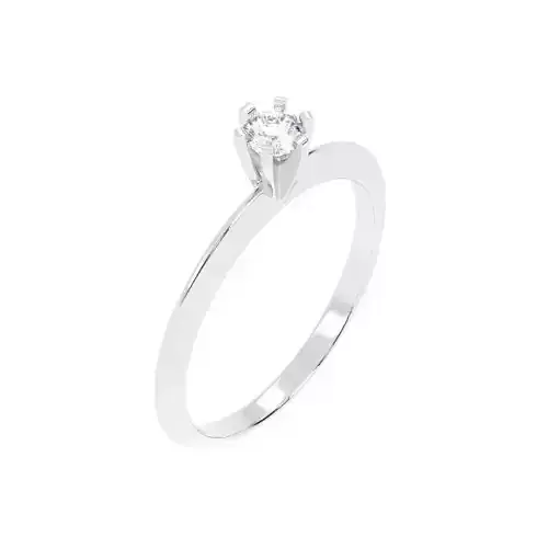 anel solitario 3D print model