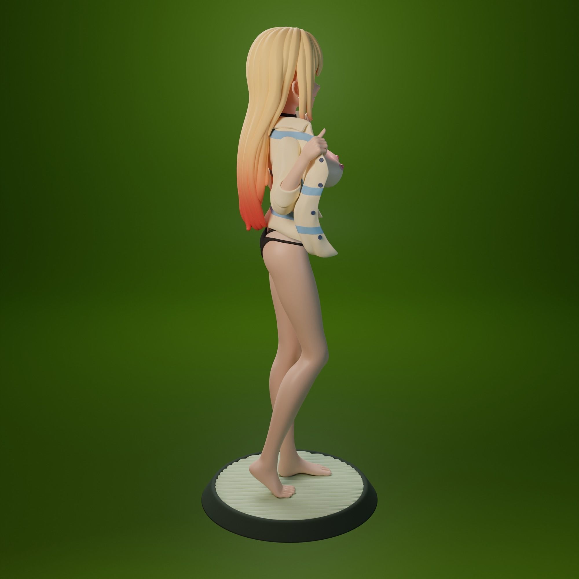NSFW Kitagawa Marin from My dress-up darling anime 3 versions 3D print model_13