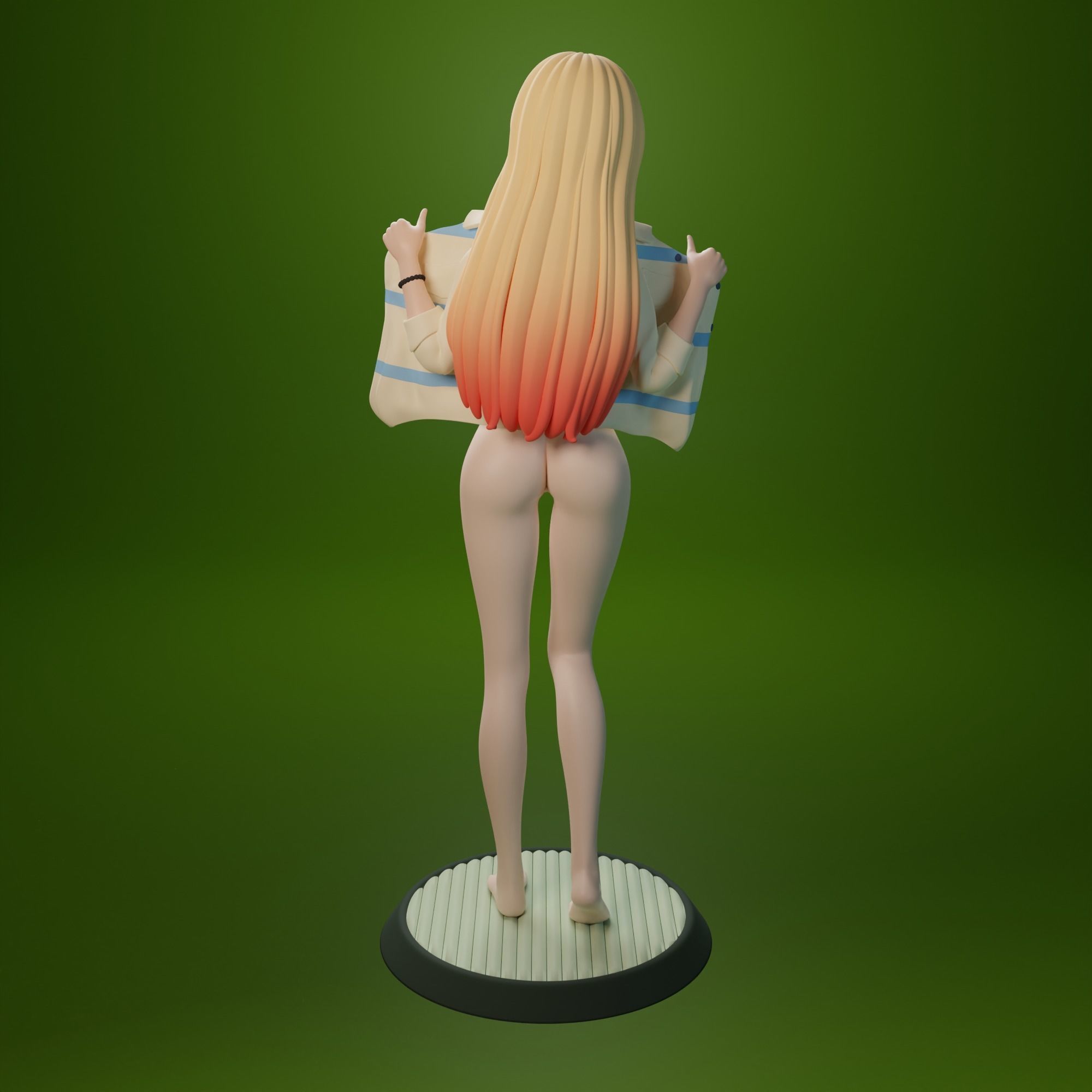 NSFW Kitagawa Marin from My dress-up darling anime 3 versions 3D print model_12