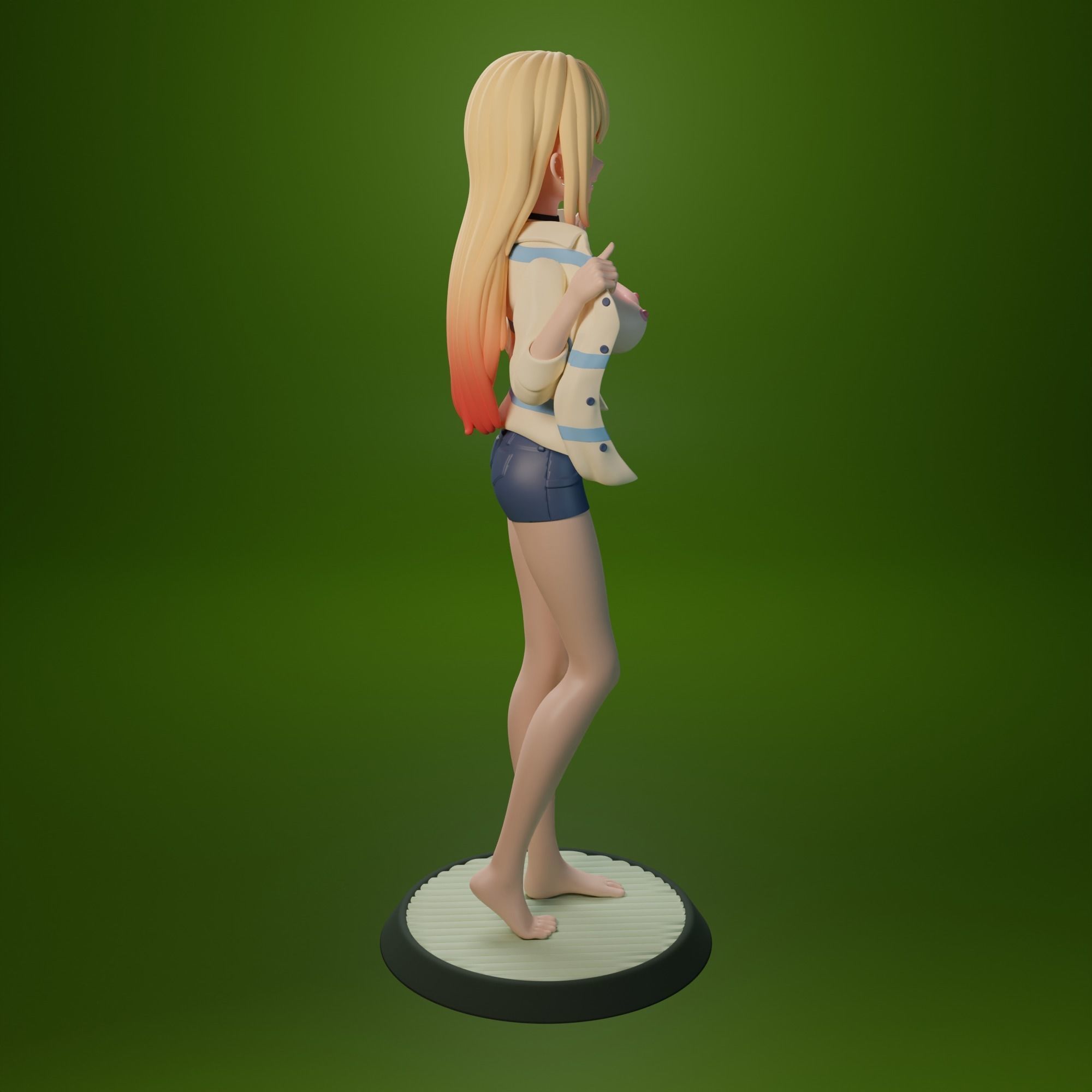NSFW Kitagawa Marin from My dress-up darling anime 3 versions 3D print model_14