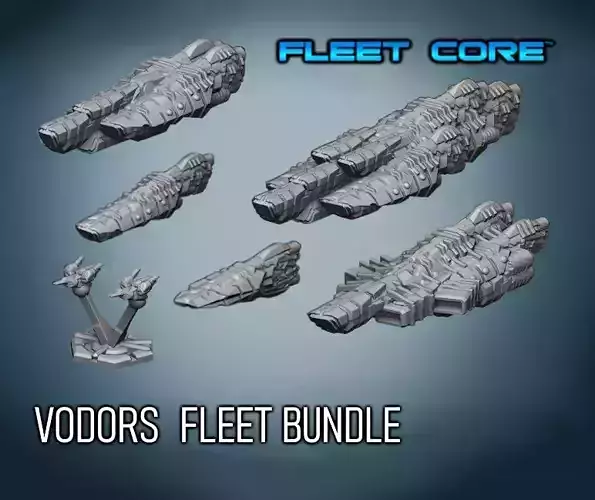 FLEET CORE - VODORS FLEET BUNDLE 3D Model Collection