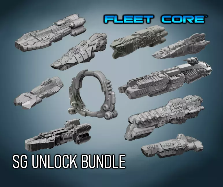 FLEET CORE - SG UNLOCK BUNDLE 3D Model Collection_0