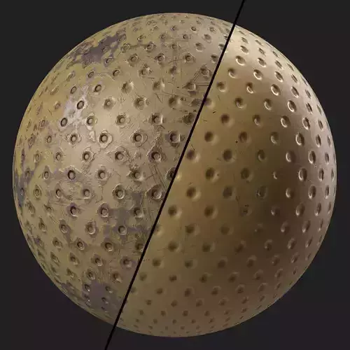 Metal Materials 38- Metal panels By Painting Pbr 4k Sbsar