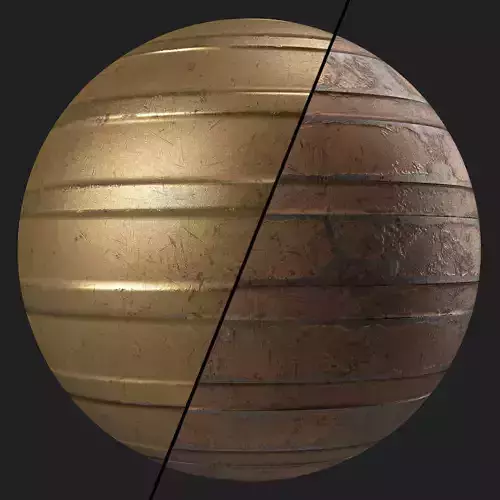 Metal Materials 39- Metal panels By Painting Pbr 4k Sbsar