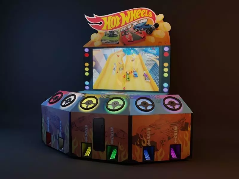 Hot wheels arcade 3D model_0