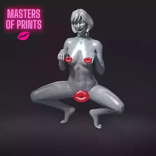 dog girl - NSFW - EROTIC MINIATURE 75 MM SCALE