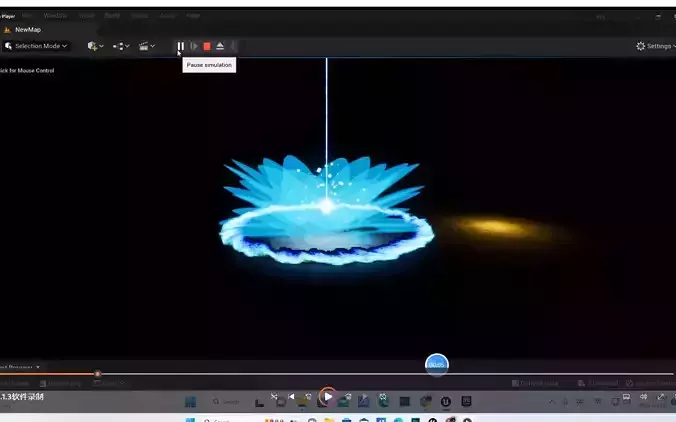 Unreal engine 5 particles flower FX animation