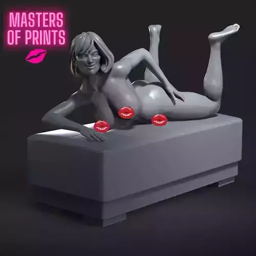 sexy pose - NSFW - EROTIC MINIATURE 75 MM SCALE
