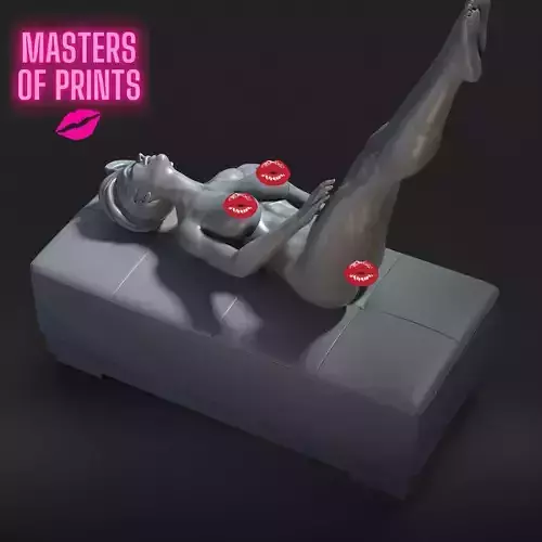 sexy pose - NSFW - EROTIC MINIATURE 75 MM SCALE