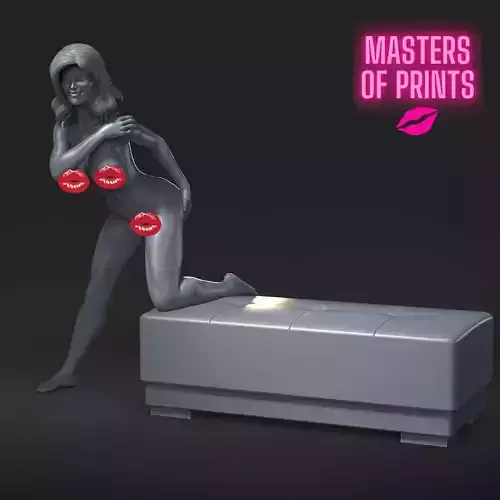 sexy pose - NSFW - EROTIC MINIATURE 75 MM SCALE