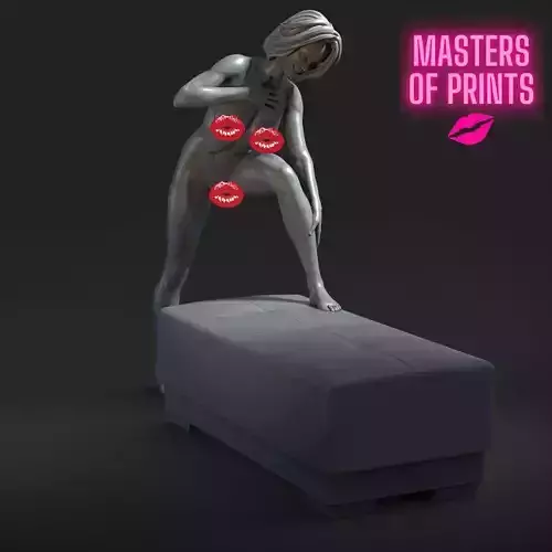 sexy pose - NSFW - EROTIC MINIATURE 75 MM SCALE