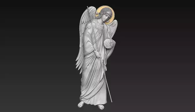Archangel angel cnc orthodox  3D print model
