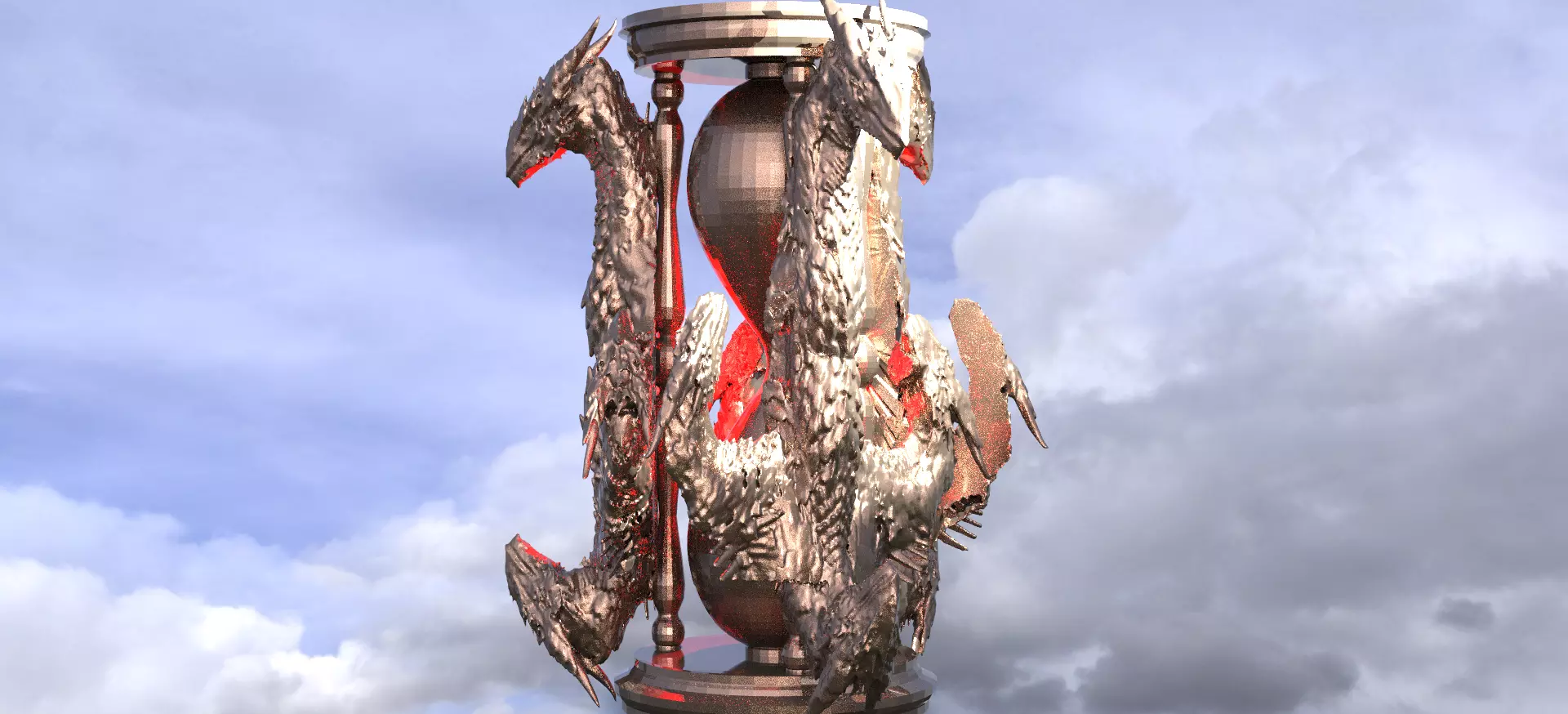 Dragon hourglass 1 3D model_0
