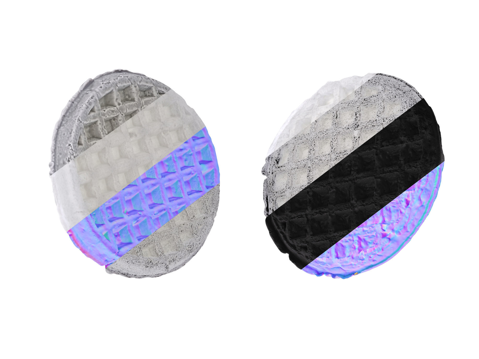 Waffles 01 3D model_15