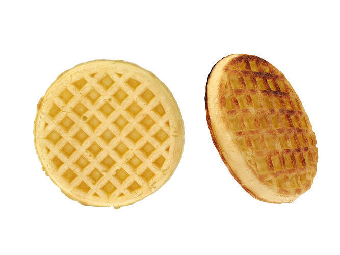 Waffles 01 3D model 7