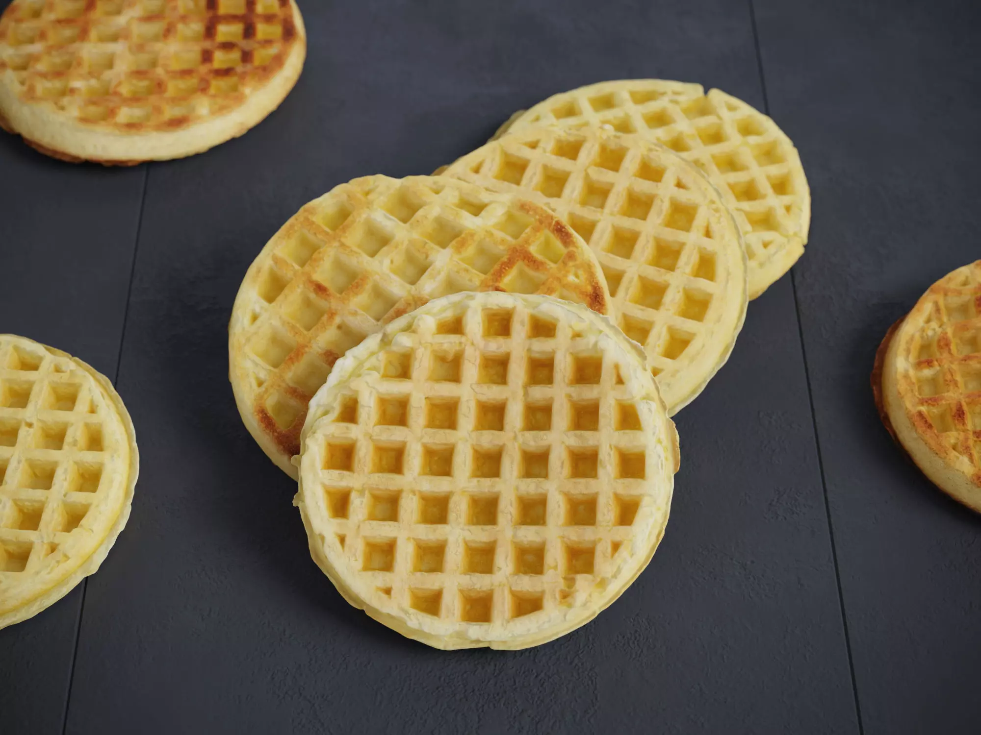 Waffles 01 3D model_0