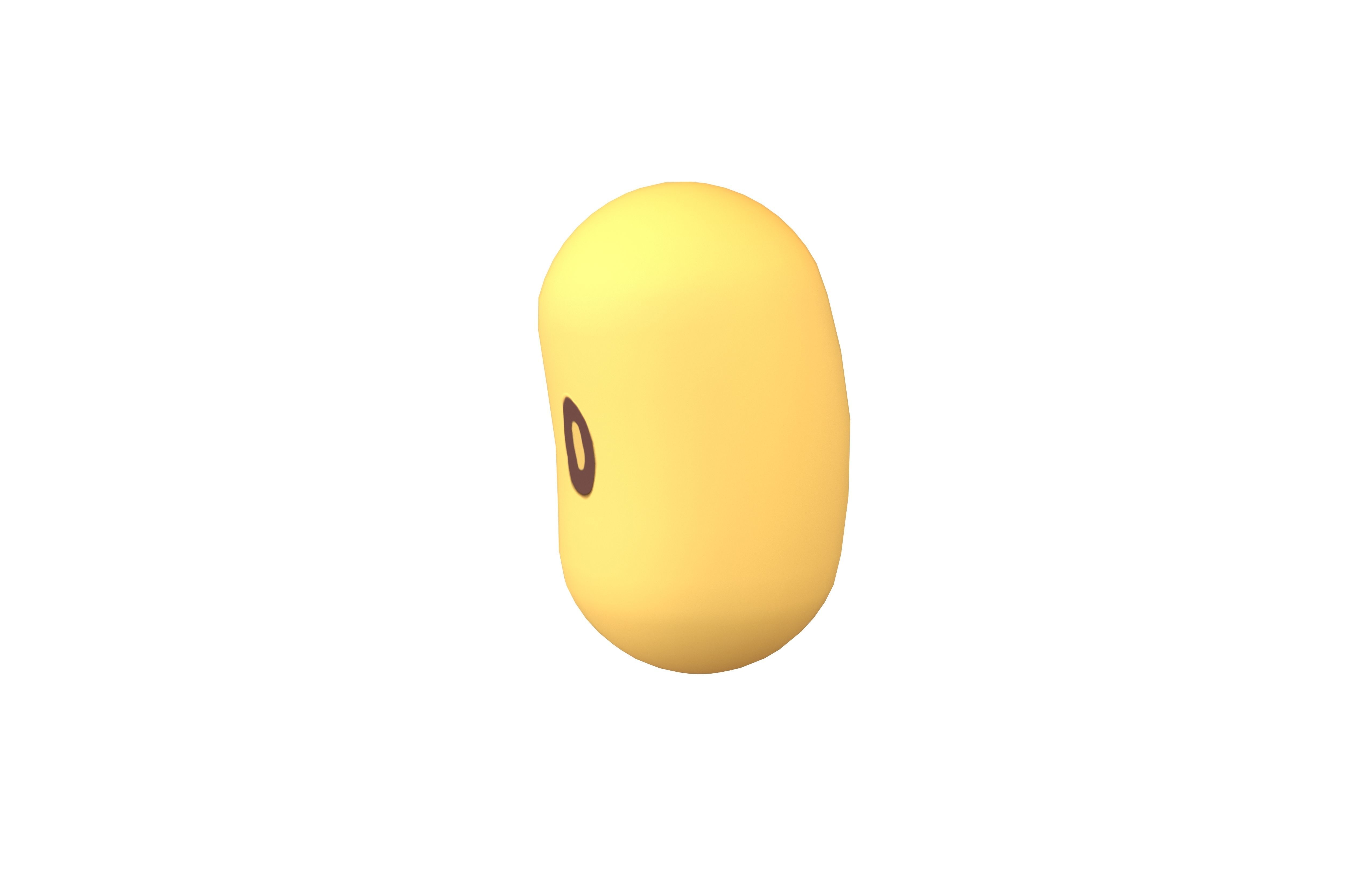 Soybean V1 001 Low-poly 3D model_2