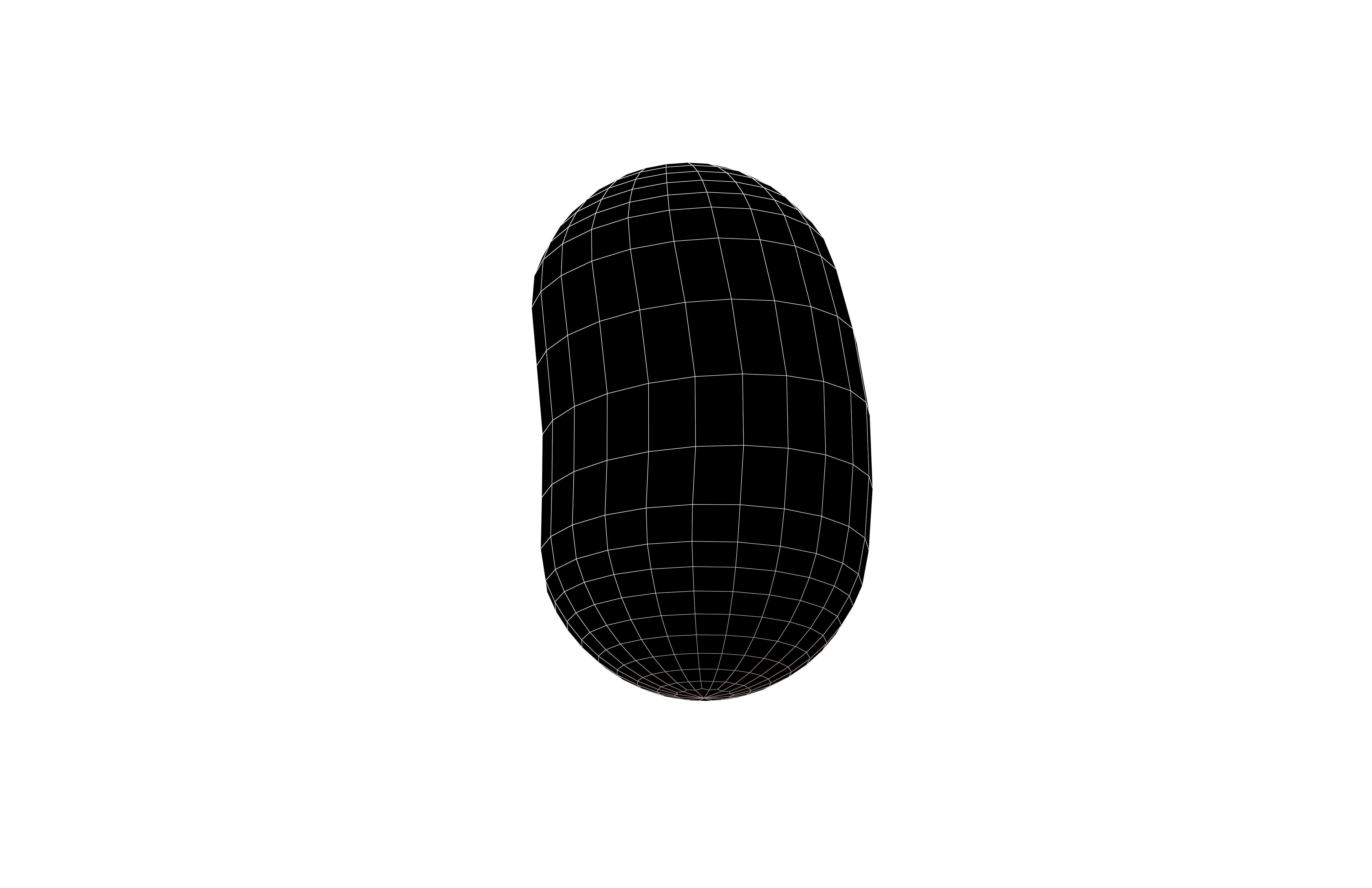 Soybean V1 001 Low-poly 3D model_7