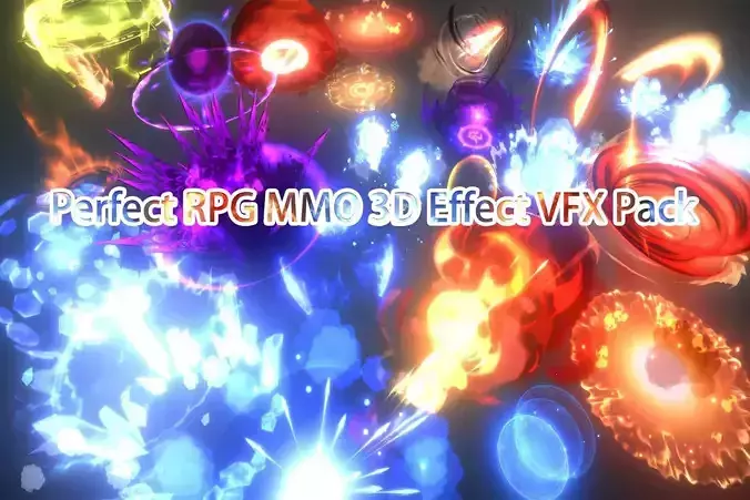 Perfect RPG MMO 3D Effect VFX Pack 3D model