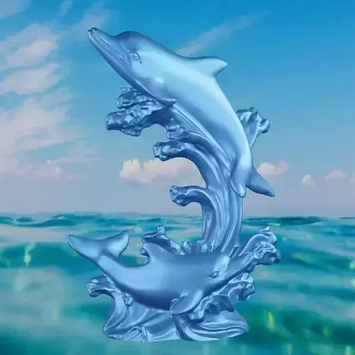Dolphin wave 