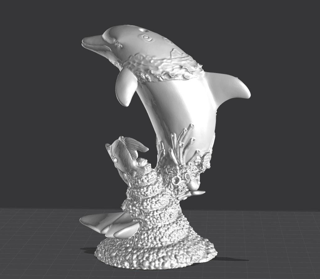 Dolphin detail 3D print model_3