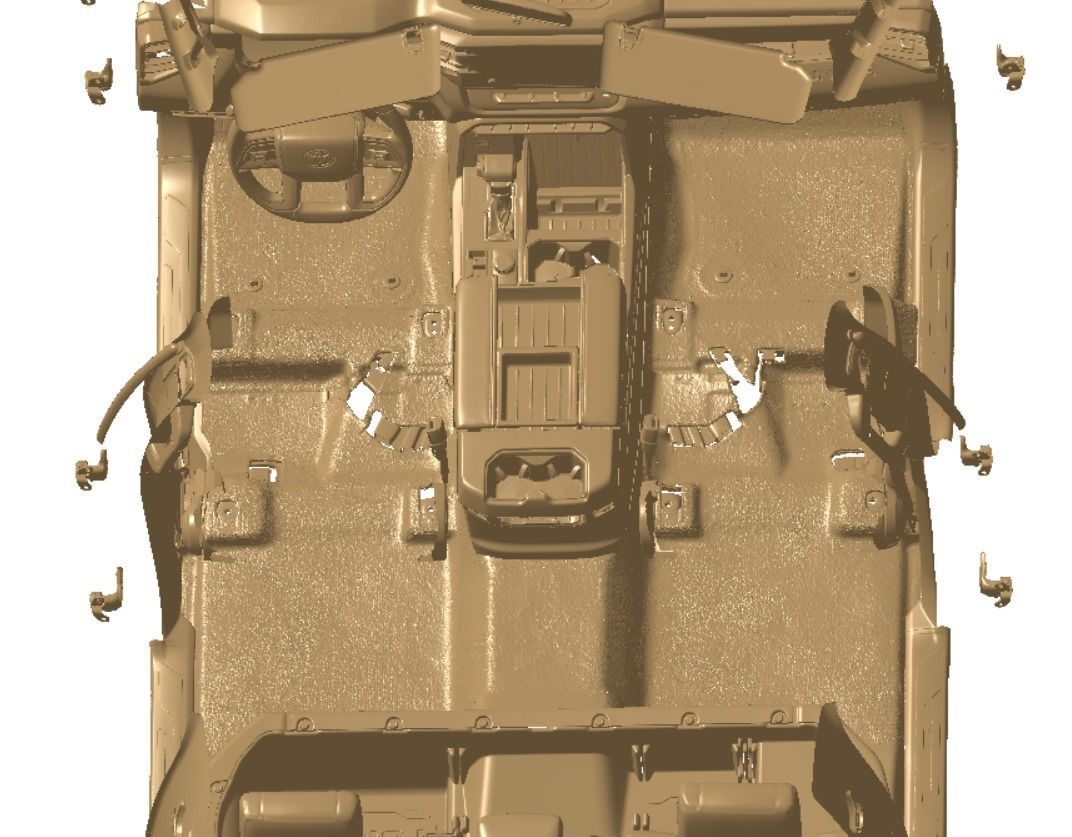 Toyota Tundra SR5 Crewmax 55 2022 Vehicle 3d scan model 3D model_18