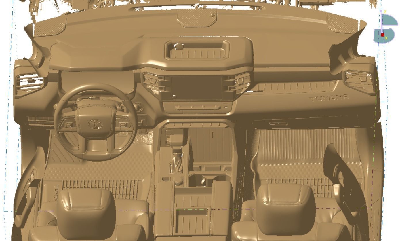 Toyota Tundra SR5 Crewmax 55 2022 Vehicle 3d scan model 3D model_13