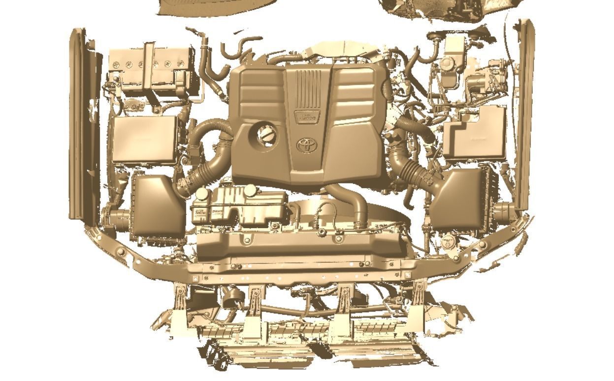 Toyota Tundra SR5 Crewmax 55 2022 Vehicle 3d scan model 3D model_15