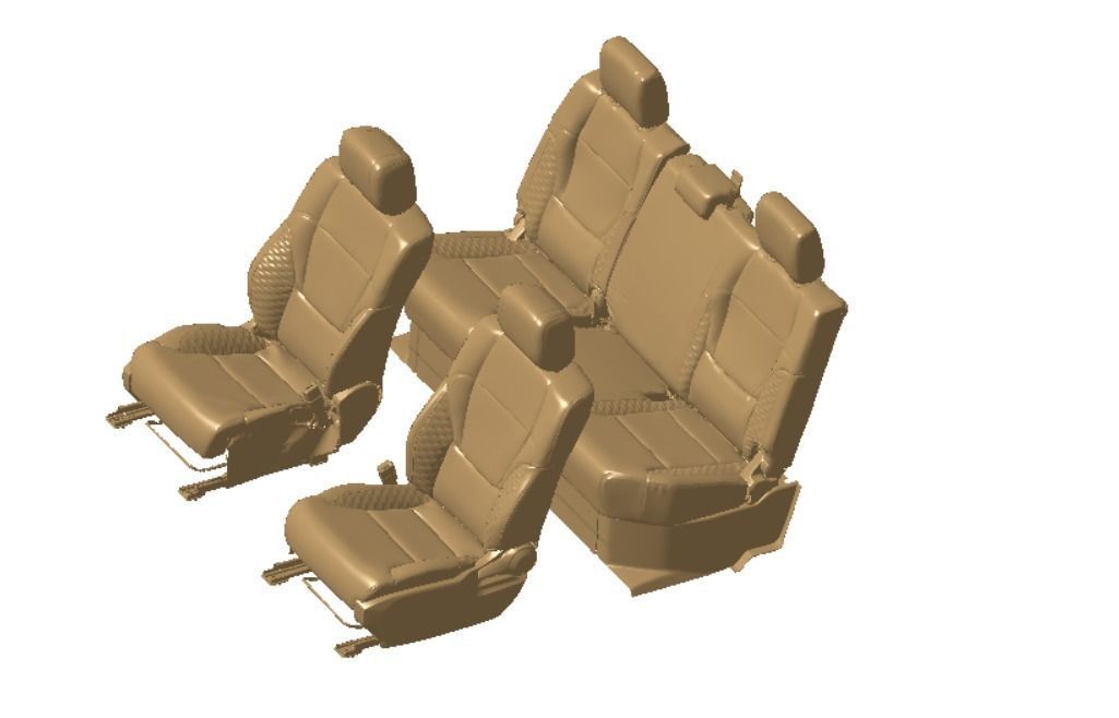 Toyota Tundra SR5 Crewmax 55 2022 Vehicle 3d scan model 3D model_16