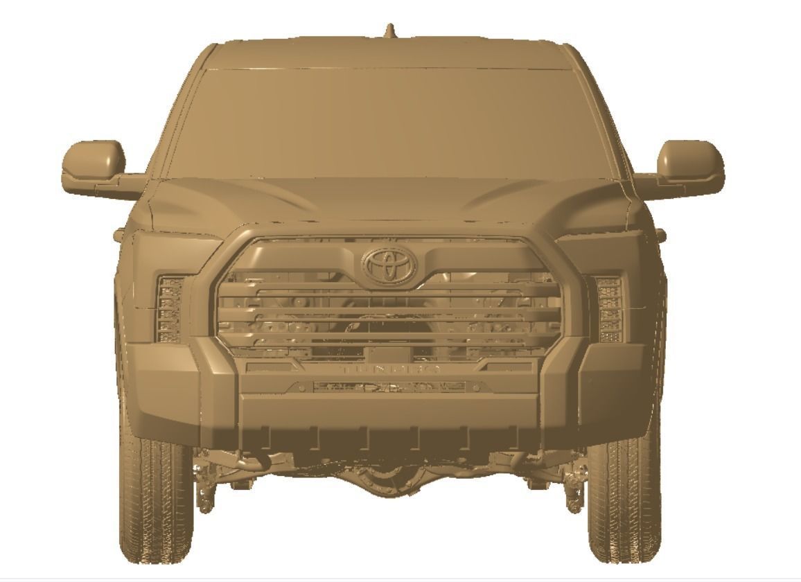 Toyota Tundra SR5 Crewmax 55 2022 Vehicle 3d scan model 3D model_10