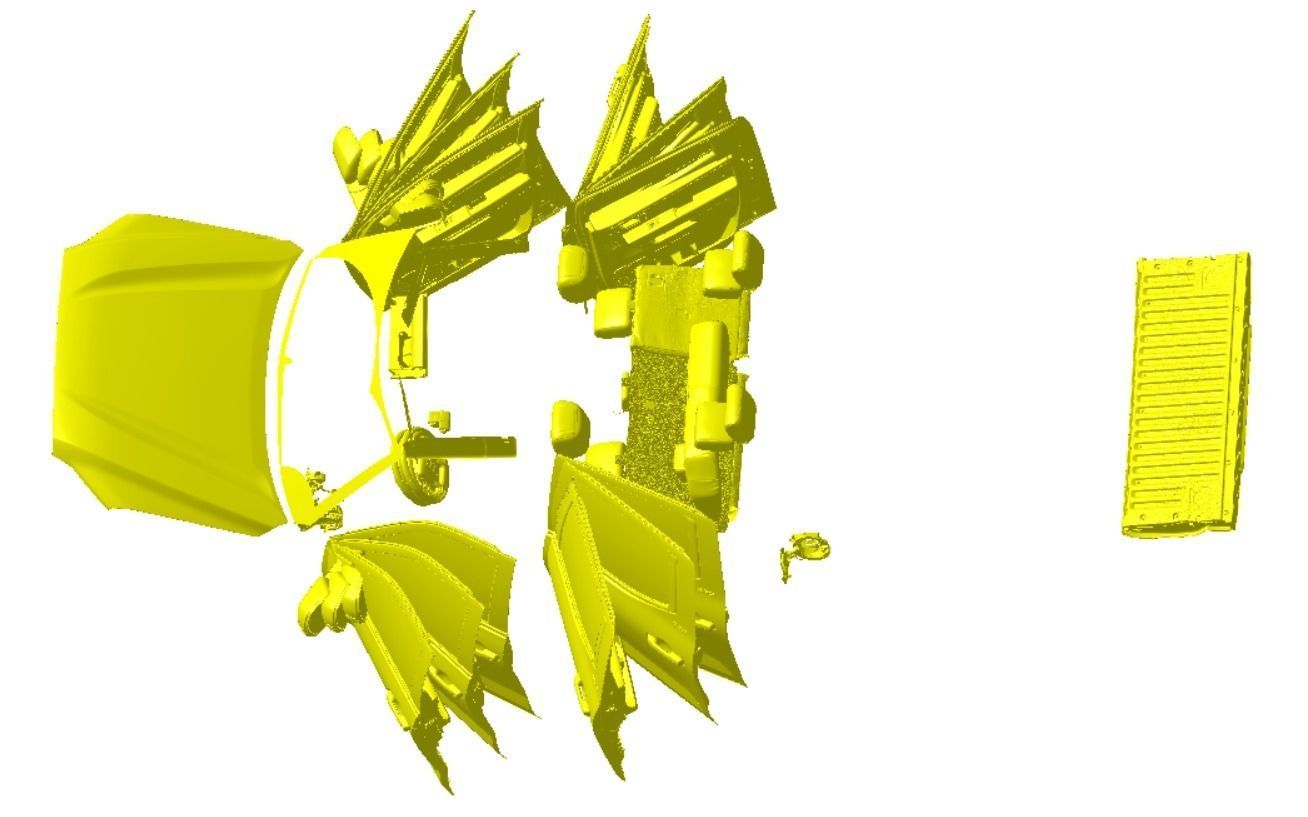 Toyota Tundra SR5 Crewmax 55 2022 Vehicle 3d scan model 3D model_3